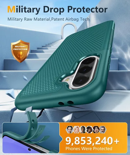 Miniatura 394 de FNTCASE Funda para iPhone 17 Pro: Fundas delgadas translúcidas de color azul claro compatibles con MagSafe, protección completa de la cámara