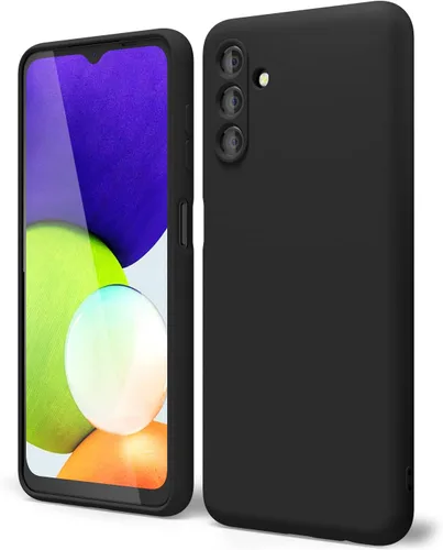 Miniatura 182 de oakxco Funda para teléfono Samsung Galaxy A12 con agarre de silicona líquida, linda delgada fina suave cubierta de gel de goma TPU lisa para mujeres