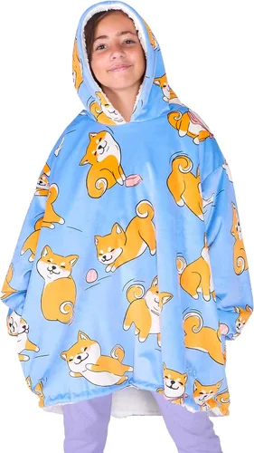 Miniatura 21 de Bare Home B-Cozy - Manta con capucha, para llevar puesta, suave, afelpada, de sherpa, cálida, acogedora, de gran tamaño, disponible en tamaños