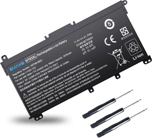 Batería HT03XL para HP Pavilion 14 14-CE 14-CF 14-CM 14M-DH 14-DQ 14-FQ: 45.9 ft-dh1003dx 14-dq0040nr 14-cf2112wm cf1015cl 15-CW 15-DA 15-DB 15-DW