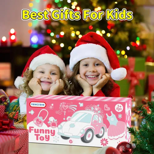 Miniatura 3 de newcrave Camión transportador 7 en 1 de juguetes para niñas de 1, 2, 3 años, regalos de cumpleaños, juguetes de princesa para niños pequeños de 1 a