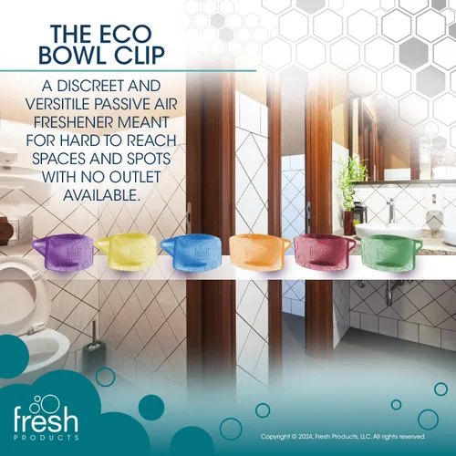 Miniatura 3 de Fresh Products FRS EBC72 CBLBX Eco-Fresh - Pinza para tazón, flor de algodón, color azul (paquete de 12)