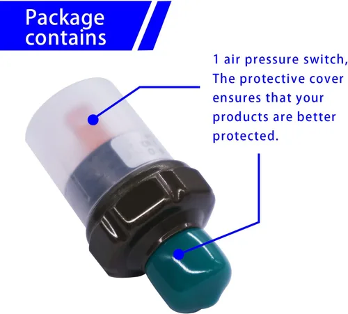 Miniatura 2 de mankk Interruptor de presión de aire 70-100 PSI Rosca 1/4 "NPT 24V 12V DC Compresor de aire Interruptor de presión para tren de bocina de aire