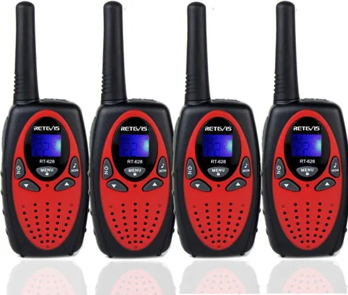 Miniatura 8 de Retevis Walkie Talkies RT628, Walkie Talkies de largo alcance para adultos, clip para cinturón, bloqueo de llave y voz de cristal, radios familiares