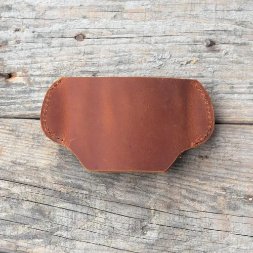 Miniatura 5 de Funda de cuero para cinturón deslizante, funda de pistola de cuero genuino para OWB IWB IWB Funda universal para pistola para zurdos y diestros