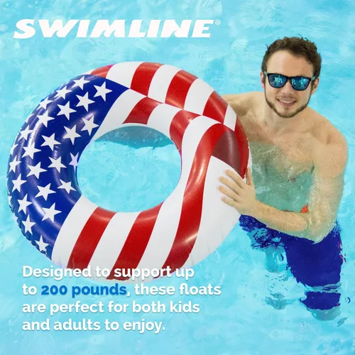 Miniatura 6 de Swimline Flotador de tubo de piscina Americana de 36" Americana Estados Unidos