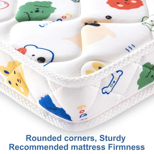 Miniatura 5 de Lillibearas Colchón Premium para Cuna y Cama Infantil 52" x 27.6" x 5", Firme, Transpirable Hipoalergénico para Cunas y Camas Infantiles Estándar