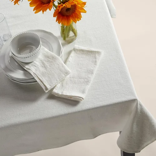 Miniatura 4 de Caldo Mantel rectangular de lino (mostaza)