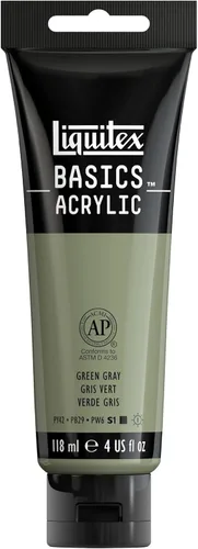 Miniatura 161 de Liquitex BASICS Pintura Acrílica, Botella de 400ml (13.5 oz), Blanco Titanio Titanio Blanco