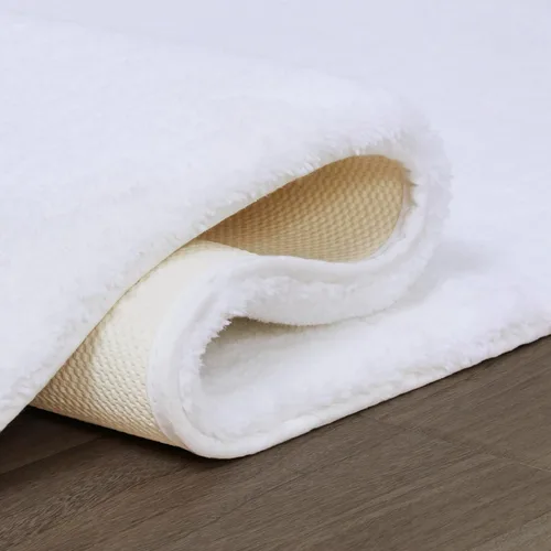 Miniatura 8 de MADISON PARK SIGNATURE Marshmallow - Alfombra de baño antideslizante, de felpa lujosa, absorbente, de secado rápido, diseño de spa, decoración