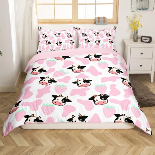 Miniatura 19 de Erosebridal - Juego de ropa de cama con diseño de parque nacional, funda de edredón de montañas humeantes, funda de edredón verde bruma y árbol