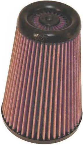 K&N Filtro de aire universal con abrazadera: alto rendimiento, Premium, lavable, Filtro de repuesto: Diámetro de la brida: 3 in, Altura del filtro: