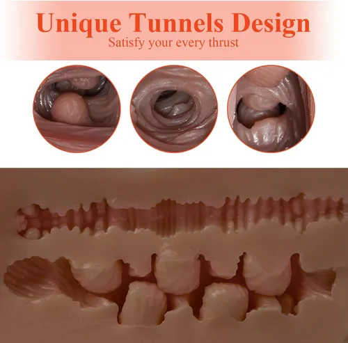 Miniatura 2 de Juguetes sexuales masculinos de bolsillo Pussy - Muñecas sexuales TANTALY de 5.5LB, masturbador masculino de nivel de entrada, juguetes sexuales