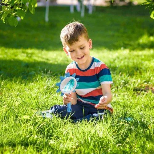 Miniatura 5 de Rongon Lupas para niños, 10 unidades, lupas de lectura para niños, herramientas de exploración al aire libre para que los niños lean, exploren