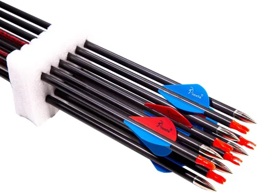 Miniatura 7 de Archery Carbon Arrow 28 29 30 inch 300 340 350 400 Spine Practice Hunting Arrows for Compound Recurve Bow 12PCS