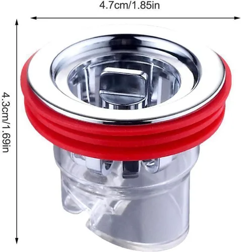 Miniatura 6 de Desagüe de piso de cocina, drenaje unidireccional antireflujo, tapa antiolor para tuberías de tuberías en inodoro, baño, cocina, A231
