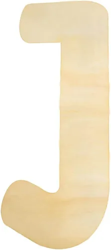 Miniatura 17 de Letras de madera grandes S, letras de madera grandes de 12 pulgadas, letras de madera sin terminar para decoración de pared, manualidades, tablero