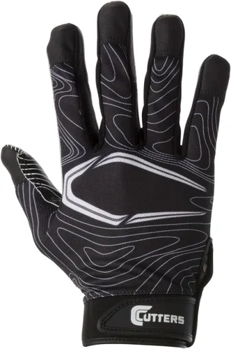 Miniatura 8 de Cutters Guantes de fútbol – Guantes de receptor de fútbol con agarre de silicona de alta adherencia, soporte y protección superiores, adultos