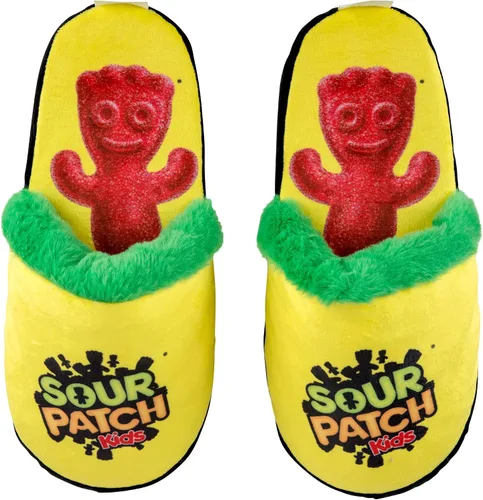 Miniatura 3 de Odd Sox, Sour Patch Kids & Swedish Fish - Pantuflas divertidas y peludas