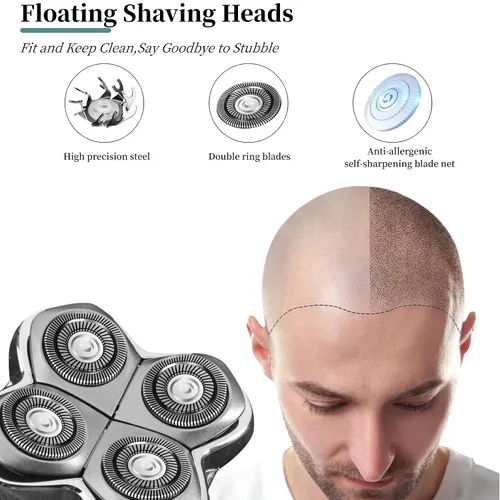 Miniatura 4 de Cuchillas de repuesto para afeitadora Pitbull Skull Shaver de repuesto, compatibles con Skull Carver Pitbull Gold PRO/Platinum PRO/Silver PRO 8