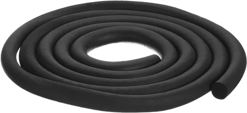 Miniatura 32 de uxcell Tira de sellado de goma de espuma, 0.197 in (13/64 pulgadas) de diámetro, 23.0 ft (22.96 pies) de caucho EPDM redondo largo para juntas