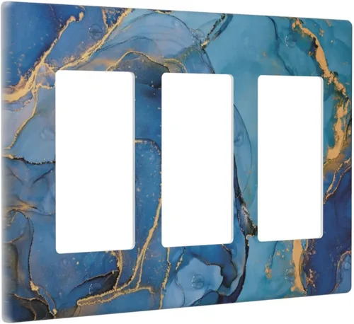 Miniatura 32 de Cubierta para interruptor de luz personalizable Personaliza la tuya propia, placa de pared doble basculante con imagen, logotipo, texto, 2 vías