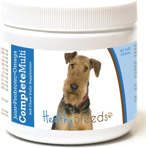 Miniatura 168 de Healthy Breeds Pug todo en uno multivitamínico suave masticable 60