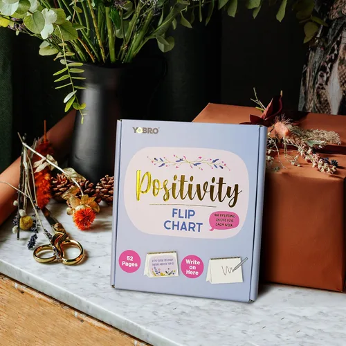 Miniatura 7 de Regalos inspiradores para mujeres, calendario de escritorio motivacional, calendario de escritorio con afirmaciones positivas diarias y citas Azul