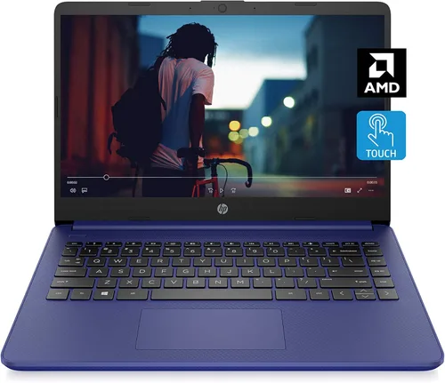 HP Computadora portátil 14, AMD 3020e, 4 GB de RAM, 64 GB de almacenamiento eMMC, pantalla táctil HD de 14 pulgadas, Windows 10 Home en modo S,