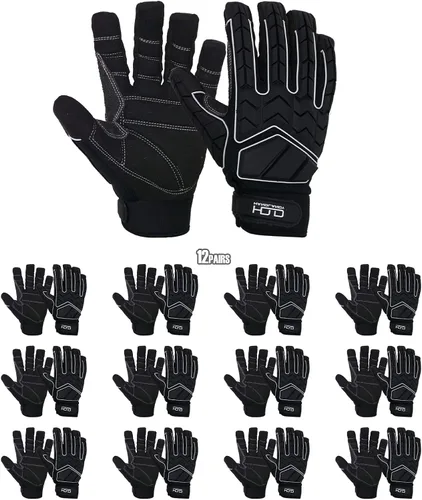 Miniatura 11 de HANDLANDY Anti Vibration Gloves, SBR Padding, TPR Protector, Mechanic Work Gloves