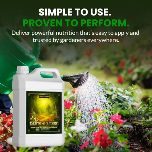Miniatura 9 de Humboldts Secret Fertilizante líquido Everything Outdoor 5-5-5 con algas noruegas y micronutrientes para césped, jardines, verduras, flores