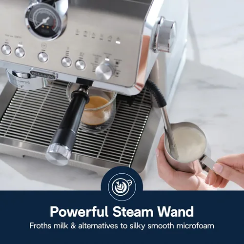 Miniatura 5 de De'Longhi La Specialista Opera Máquina de Espresso – Cafetera de Preparación en Frío y Espresso con Apisonamiento Inteligente, Molinillo de Muelas