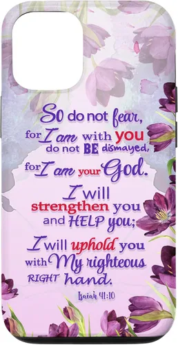 Miniatura 28 de So Do Not Fear for I 'm with You Isaías 41:10 - Funda cristiana para iPhone 17
