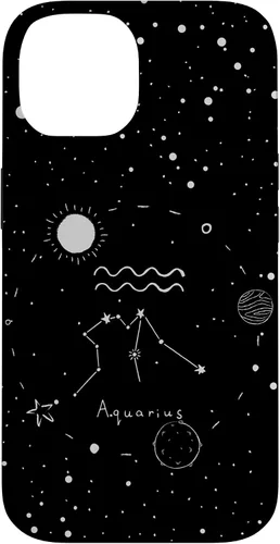 Miniatura 4 de Funda estética con signo del zodiaco celestial para iPhone 12 mini Acuarario
