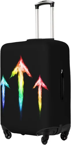 Miniatura 2 de Mlingk Funda protectora de maleta de viaje de elastano, diseño de flores de rosas en acuarela, antiarañazos, se adapta a equipaje de 18 a 32