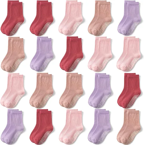 Miniatura 7 de SkiBeaut 20 pares de calcetines para niños y niñas de 0 a 7 años