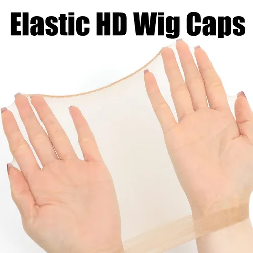 Miniatura 8 de FDBJulyy 10 gorras de peluca HD transparentes, gorra de nailon fina para mujer, adecuada para fiestas, bodas, graduaciones, cosplay, Halloween