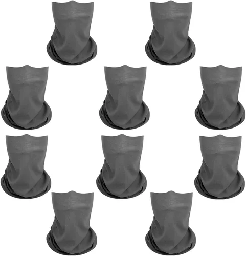 Miniatura 34 de Mascarillas de Polaina para el Cuello, Bufanda en Tubo, Bandanas Sin Costuras, Pañuelos para el Rostro, Cubierta Multiusos para la Cabeza