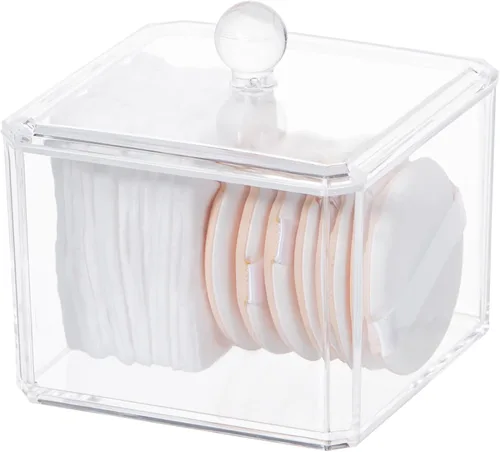 Miniatura 2 de Organizador de cajones de plástico, almacenamiento y organizador de escritorio de tocador de acrílico transparente, contenedor de almacenamiento