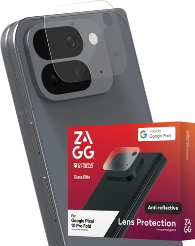 Miniatura 9 de ZAGG Glass Elite - Protector antirreflectante para lente de cámara Google Pixel 10 Pro XL, tecnología antirreflejos, resistente a arañazos e