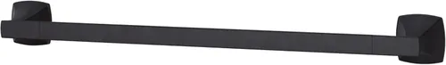 Pfister Venturi - Toallero de baño para baño, 18 pulgadas, montaje en pared, atornillado, acabado negro mate, BTBVNC1B