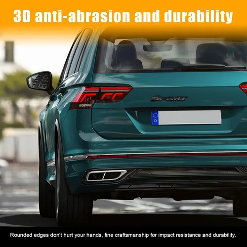Miniatura 4 de Dickno 2 piezas, emblema de edición deportiva, calcomanía para coche, emblema de guardabarros de metal 3D, pegatina adhesiva personalizada con letra