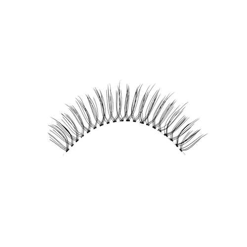 Miniatura 177 de Pooplunch - Pestañas postizas finas de visón sintético, estilo ojo de gato, naturales, cruzadas, tipo racimo, efecto 8D de volumen, tiras