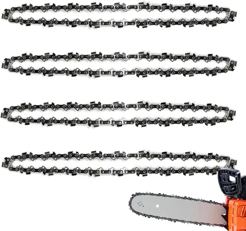 Miniatura 9 de Accesorios de repuesto de cadena de motosierra de 6 pulgadas, 4 cadenas de sierra de cadena para motosierra eléctrica portátil inalámbrica