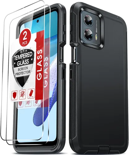 Miniatura 16 de LeYi Funda para Motorola Moto-G-5G-2022: con 2 protectores de pantalla, resistente 3 en 1 MotoG 5G 2022, funda a prueba de golpes para MotoG5G 2022