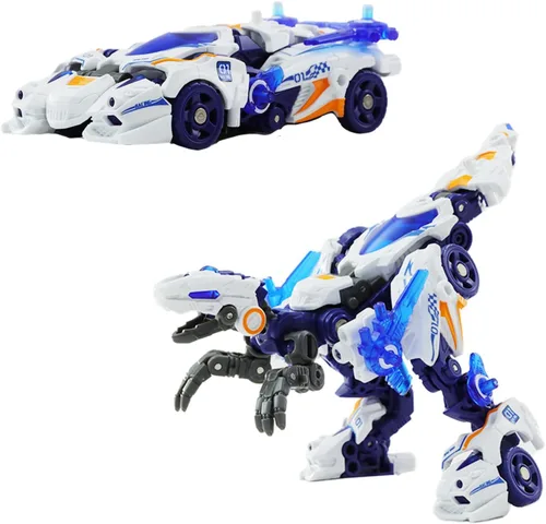 Miniatura 10 de 52TOYS Beastdrive BD-03 Naughty Saur - Figura de acción de juguete de deformación, juguetes de conversión en vehículo y bestia, regalo perfecto