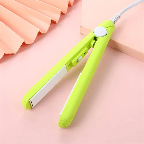 Miniatura 11 de Werdeny - Mini rizador de pelo de cerámica para cabello corto, mini rizador de cerámica 2 en 1 y alisador de pelo, mini rizador de pelo corto de 1/2