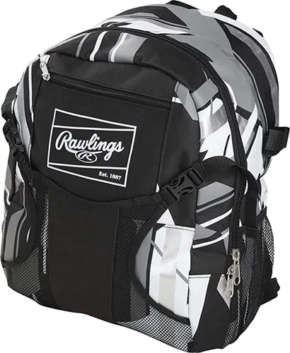 Miniatura 3 de Rawlings Remix Backpack Equipment Bag T-Ball & Youth Softball Multiple Colors Negro