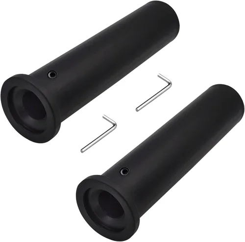 LFJ La funda adaptadora olímpica de nailon convierte postes de placa de peso estándar de 1 pulgada en postes de peso olímpico de 2 pulgadas