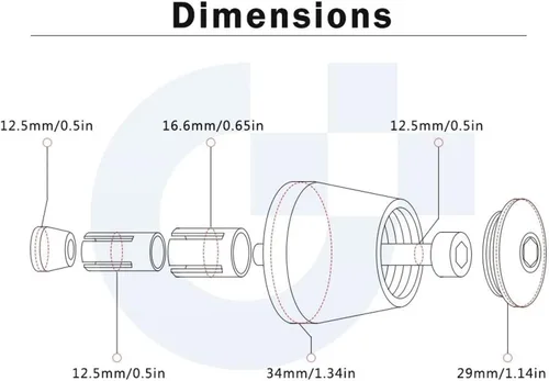 Miniatura 2 de 7/8" 0.866 in para Yamaha XT660/X/R/Z XT 660 XT660X XT660R XT660Z 660X 660R 660R 660Z Manillar extremo de la manillar de la motocicleta Tapa de mano